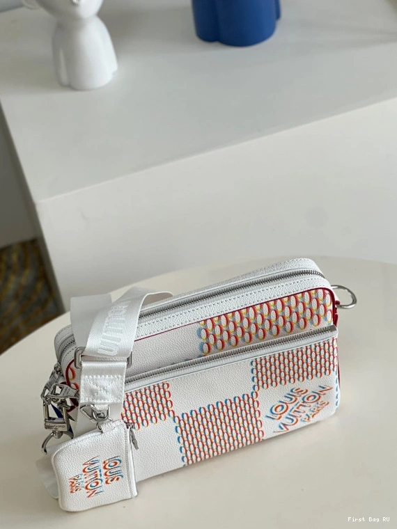 Firstbag MESSENGER VUITTON TRIO LOUIS 0810